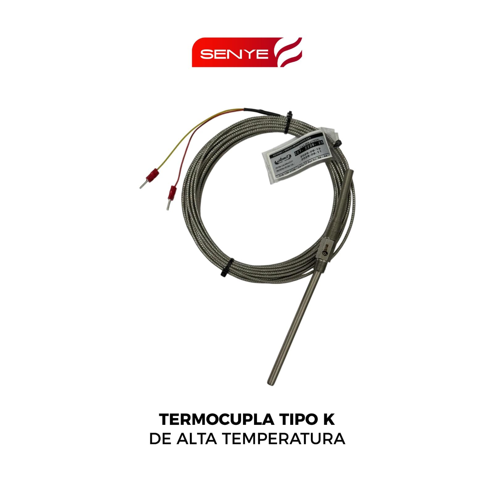 Termocupla Tipo K de Alta Temperatura - Termosoluciones & Control
